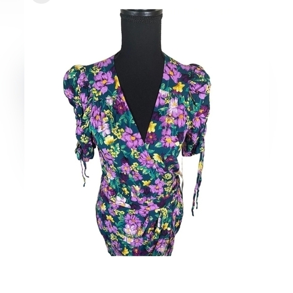 Happy x Nature Dress Women  Kate Hudson Environment Friendly Mini Wrap - Picture 2 of 5